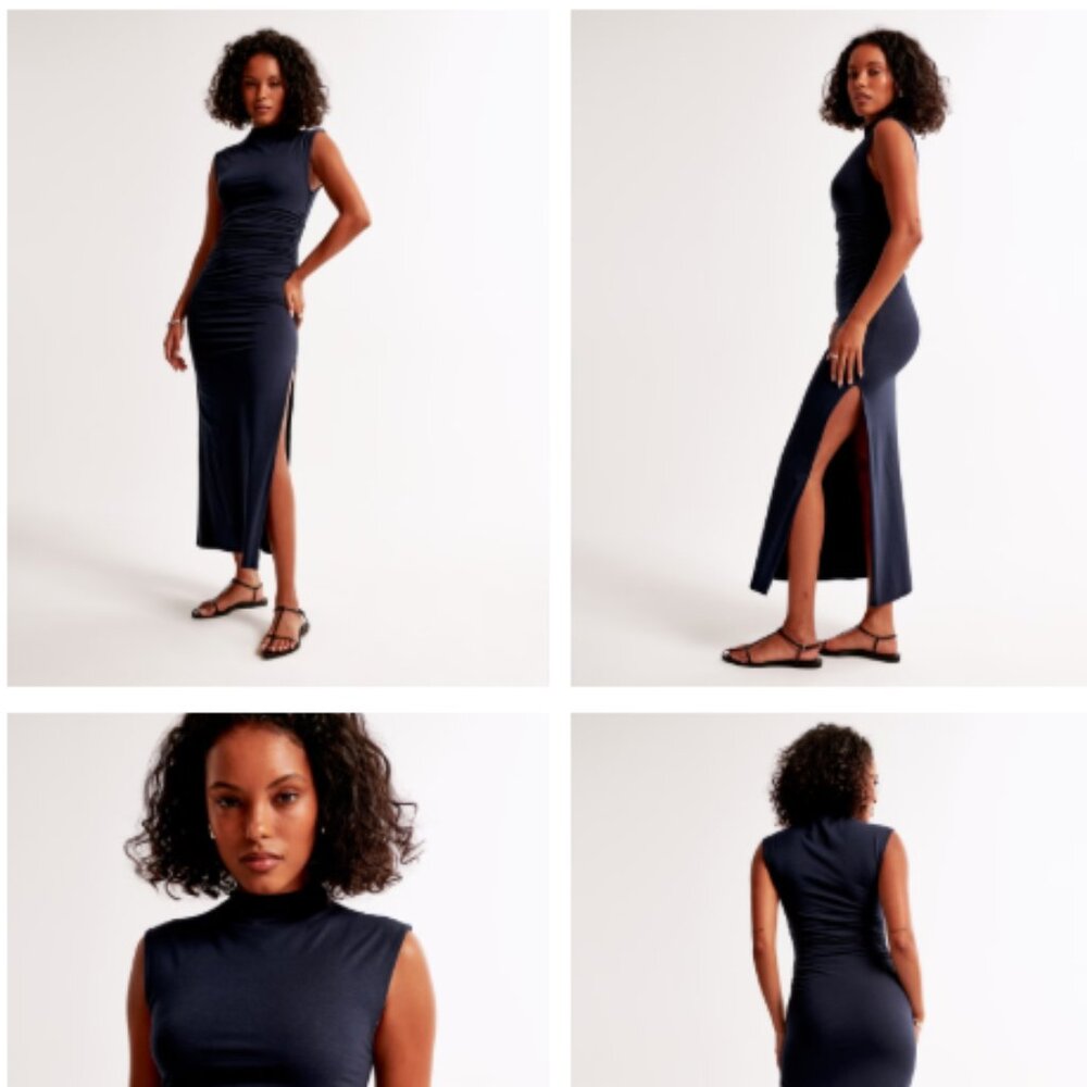 NWOT XXL The A&F Paloma Maxi Dress - Frosty Olive Modal - Picture 7 of 10